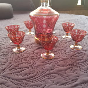 CARAFE ET VERRES