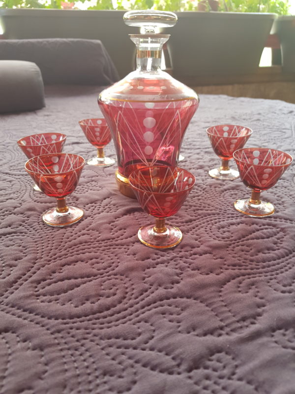 CARAFE ET VERRES
