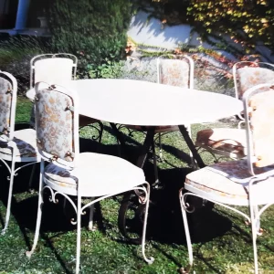 ENSEMBLE MOBILIER DE JARDIN ANNEE 40