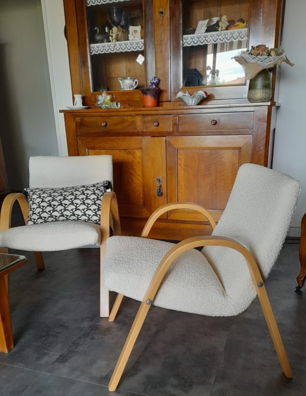 PAIRE FAUTEUIL ANNEES 50 – Image 3