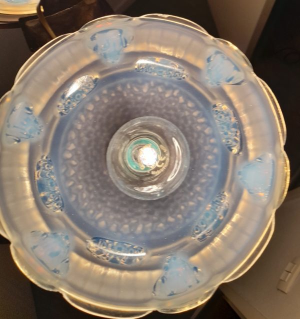 LUSTRE GLACONS SIGNE CZAM ANNEES 30/40 – Image 3