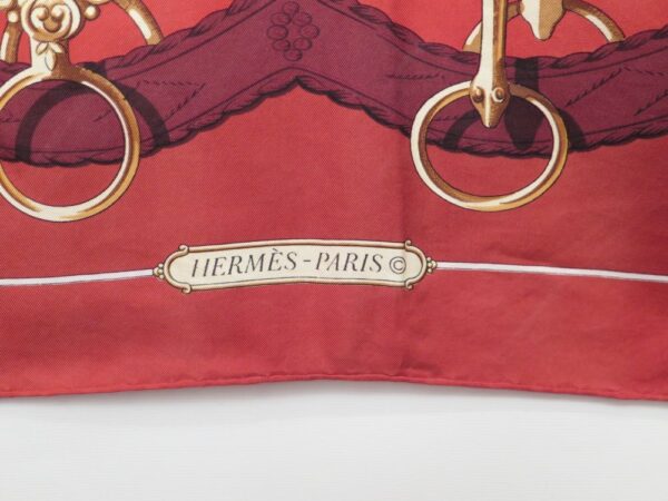 carré hermès Mors et Blason 1974
