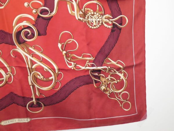 carré hermès Mors et Blason 1974