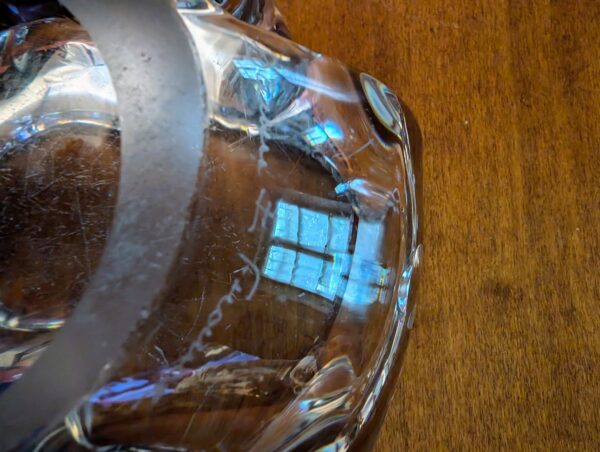 cendrier cristal Daum